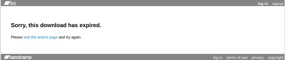 Download expired