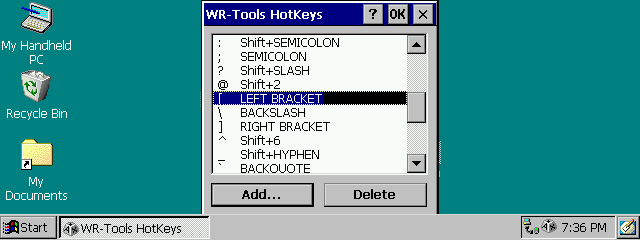 Настройки WR-Tools Hotkeys